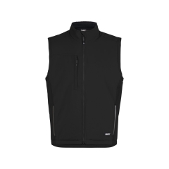 Gilet de travail stretch sans manches hydrofuge Noir – Dassy FRAME