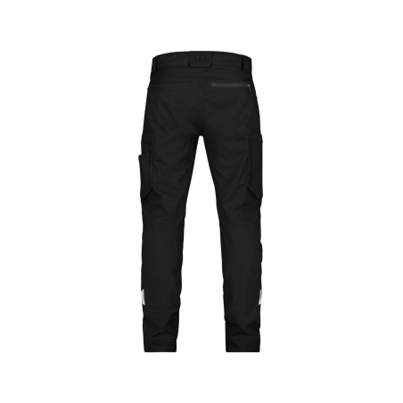 Pantalon de travail stretch multipoches coupe ajustée Noir coupe courte – Dassy Bryce
