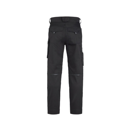 Pantalon de travail stretch 4 directions multipoches slim Gris coupe longue – Dassy Gaudi Flex