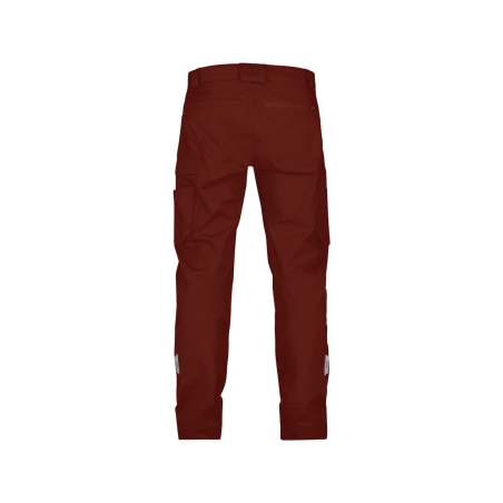 Pantalon de travail stretch multipoches coupe ajustée Rouge brique coupe courte – Dassy Bryce