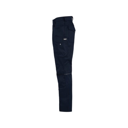Pantalon de travail stretch 4 directions multipoches slim Marine coupe longue – Dassy Gaudi Flex