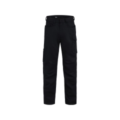 Pantalon de travail stretch 4 directions multipoches slim Noir coupe longue – Dassy Gaudi Flex