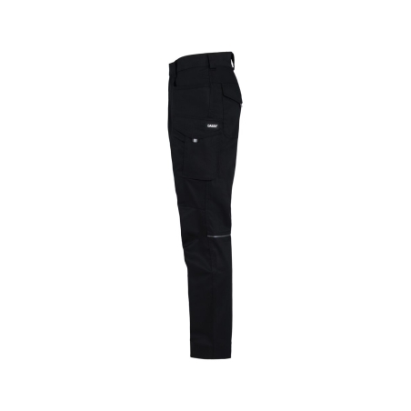 Pantalon de travail stretch 4 directions multipoches slim Noir coupe longue – Dassy Gaudi Flex