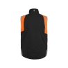 Gilet hiver matelassé sans manches fibre Sorona haute visibilité Noir/jaune fluo – Dassy Callao
