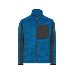 Veste de travail zippée en polyester recyclé multipoches Bleu/gris – Dassy Convex Next
