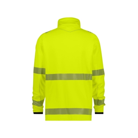 Veste polaire haute visibilité classe 2 zippée Jaune fluo/gris ciment – Dassy Camden
