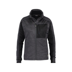 Veste intermédiaire femme coupe cintrée polyester Gris anthracite/noir – Dassy Convex Women
