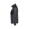 Veste intermédiaire femme coupe cintrée polyester Gris anthracite/noir – Dassy Convex Women