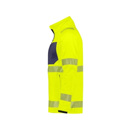 Veste polaire haute visibilité classe 2 zippée Jaune fluo/marine – Dassy Camden