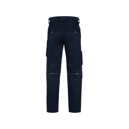Pantalon de travail stretch 4 directions multipoches slim Marine – Dassy Gaudi Flex