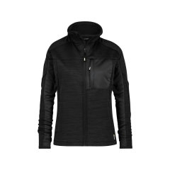 Veste intermédiaire femme coupe cintrée polyester Noir – Dassy Convex Women