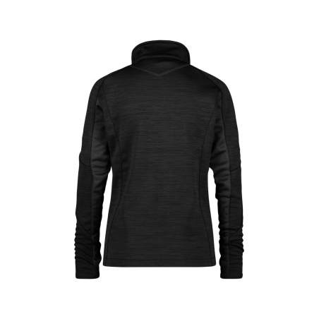 Veste intermédiaire femme coupe cintrée polyester Noir – Dassy Convex Women