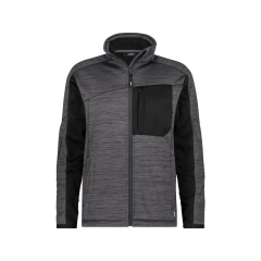 Veste de travail zippée en polyester recyclé multipoches Gris/noir – Dassy Convex Next