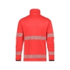 Veste polaire haute visibilité classe 2 zippée Rouge fluo/gris ciment – Dassy Camden