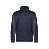 Veste de travail zippée en polyester recyclé multipoches Marine/gris – Dassy Convex Next