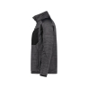 Veste de travail zippée en polyester recyclé multipoches Gris/noir – Dassy Convex Next