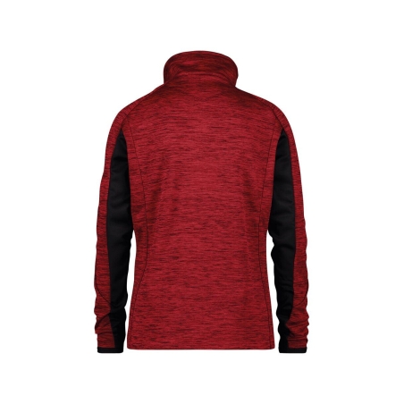 Veste intermédiaire femme coupe cintrée polyester Rouge/noir – Dassy Convex Women
