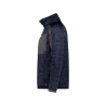 Veste de travail zippée en polyester recyclé multipoches Marine/gris – Dassy Convex Next