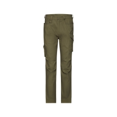 Pantalon de travail stretch multipoches coupe femme slim Kaki – Dassy Gaudi Flex women