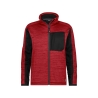 Veste de travail zippée en polyester recyclé multipoches Rouge/noir – Dassy Convex Next