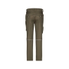 Pantalon de travail stretch multipoches coupe femme slim Kaki – Dassy Gaudi Flex women
