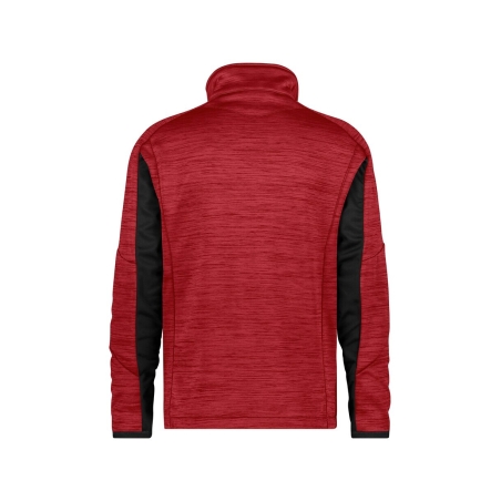Veste de travail zippée en polyester recyclé multipoches Rouge/noir – Dassy Convex Next