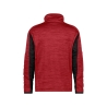 Veste de travail zippée en polyester recyclé multipoches Rouge/noir – Dassy Convex Next