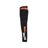 Pantalon de travail stretch multipoches avec genouillères Noir/orange coupe longue – Dassy Canton