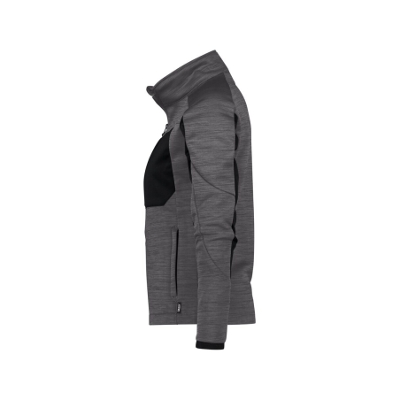 Veste de travail coupe cintrée femme en polyester recyclé Gris/noir – Dassy Convex Next Women