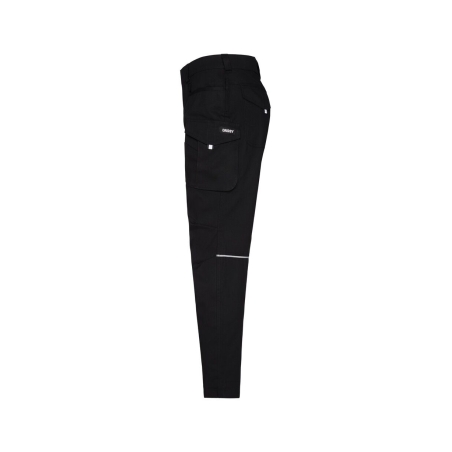 Pantalon de travail stretch multipoches coupe femme slim Noir – Dassy Gaudi Flex women