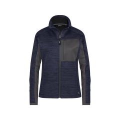 Veste de travail coupe cintrée femme en polyester recyclé Marine/gris – Dassy Convex Next Women
