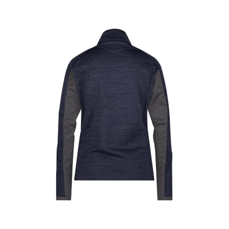 Veste de travail coupe cintrée femme en polyester recyclé Marine/gris – Dassy Convex Next Women