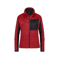 Veste de travail coupe cintrée femme en polyester recyclé Rouge/noir – Dassy Convex Next Women