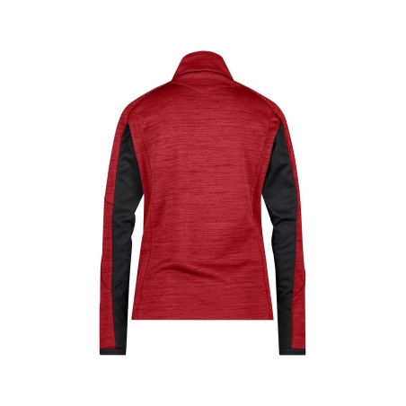 Veste de travail coupe cintrée femme en polyester recyclé Rouge/noir – Dassy Convex Next Women