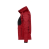 Veste de travail coupe cintrée femme en polyester recyclé Rouge/noir – Dassy Convex Next Women