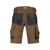 Bermuda de travail stretch multipoches Cordura Camel/gris anthracite – Dassy Cosmic