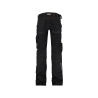 Pantalon peintre femme stretch multipoches genouillères Noir – Dassy Dynax Women