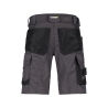 Bermuda de travail stretch multipoches Cordura Gris anthracite/noir – Dassy Cosmic