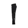 Pantalon peintre femme stretch multipoches genouillères Noir – Dassy Dynax Women