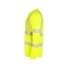 T-shirt haute visibilité manches longues tissu recyclé UPF 50+ Jaune fluo – Dassy Carterville
