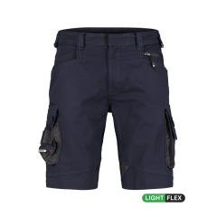 Bermuda de travail stretch multipoches Cordura Bleu nuit/gris anthracite – Dassy Cosmic