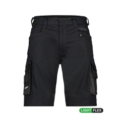 Bermuda de travail stretch multipoches Cordura Noir/gris anthracite – Dassy Cosmic