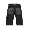 Bermuda de travail stretch multipoches Cordura Noir/gris anthracite – Dassy Cosmic