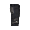Bermuda de travail stretch multipoches Cordura Noir/gris anthracite – Dassy Cosmic