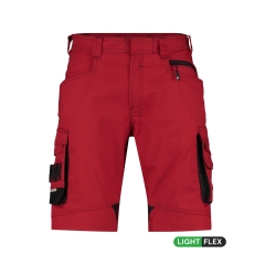 Bermuda de travail stretch multipoches Cordura Rouge/noir – Dassy Cosmic