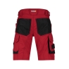 Bermuda de travail stretch multipoches Cordura Rouge/noir – Dassy Cosmic