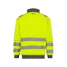 Sweat haute visibilité bandes réfléchissantes 280 g/m² Jaune fluo/gris ciment – Dassy Denver