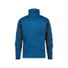 Veste intermédiaire polyester gamme Flex avec passe-pouce Bleu azur/gris anthracite – Dassy Convex