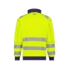 Sweat haute visibilité bandes réfléchissantes 280 g/m² Jaune fluo/marine – Dassy Denver
