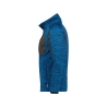 Veste intermédiaire polyester gamme Flex avec passe-pouce Bleu azur/gris anthracite – Dassy Convex